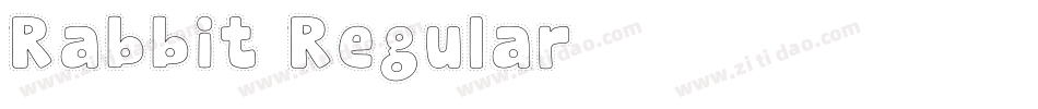 Rabbit Regular字体转换
